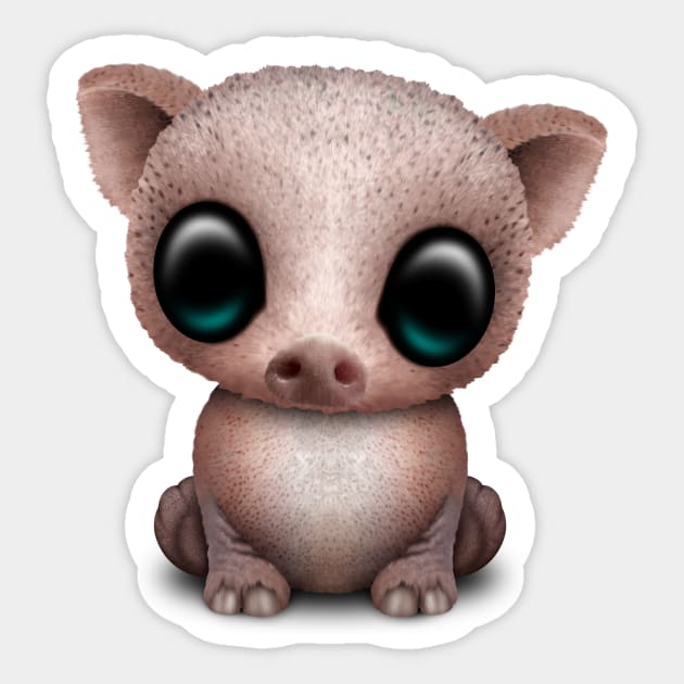 Cute Baby Pig Sticker by jeffbartels